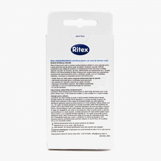 Gel lubrifiant pentru concepție 8x4ml