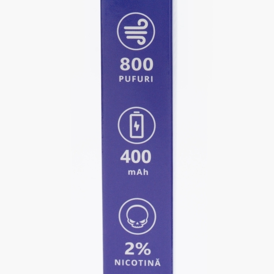 Țigară electronică Coacăze cu nicotină 2mg/ml, 800 puffs