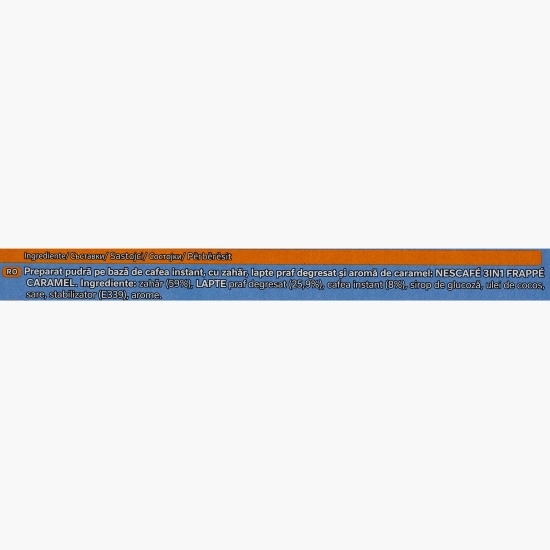 3în1 Frappe Caramel, 24x15g, mix cafea instant