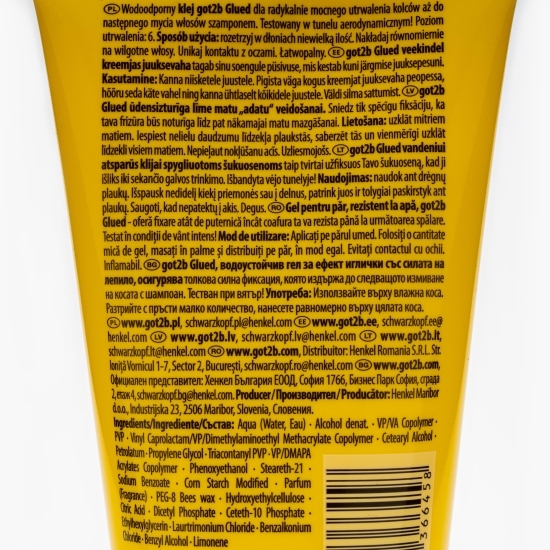 Gel pentru păr, rezistent la apă 150ml 