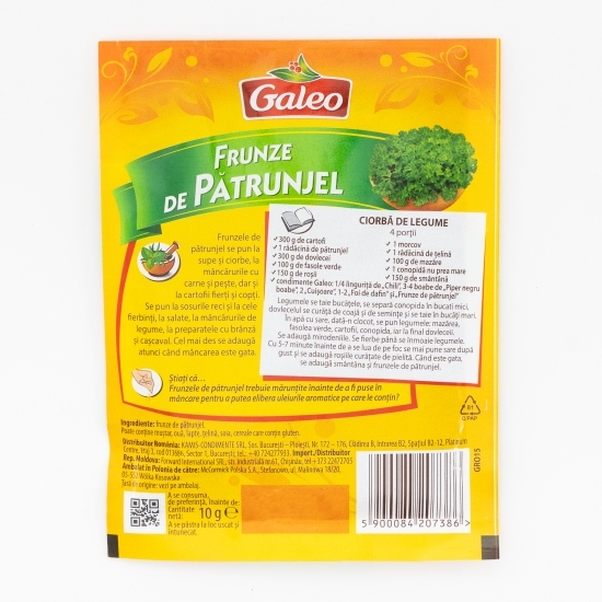 Frunze de pătrunjel 10g
