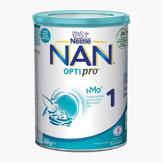 Formulă de lapte praf Optipro 1 HMO, de la naștere 400g
