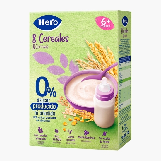 8 Cereale fără lactoză, +6 luni, 340g
