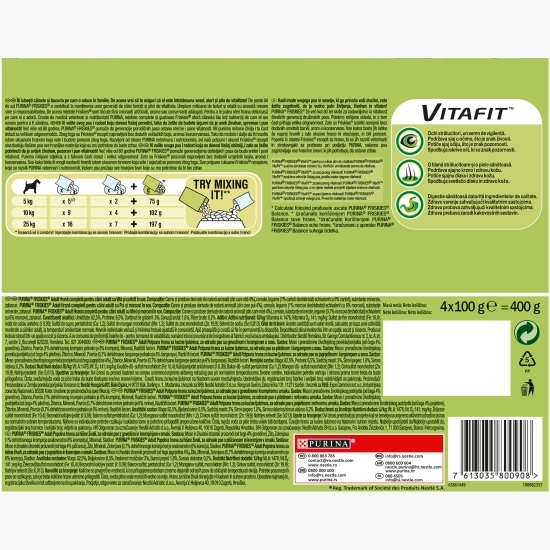 Hrană umedă pentru câini Adult, 400g, cu vită și cartofi/ pui și morcovi/ miel și morcovi