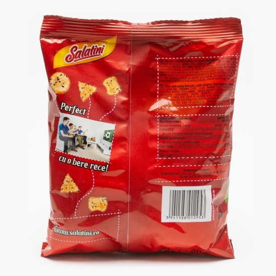Biscuiți plați cu susan 80g