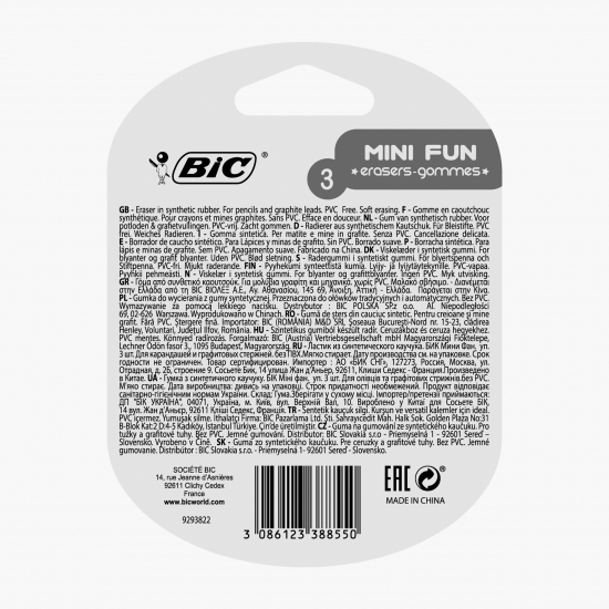Set radiere Mini Fun 3 buc