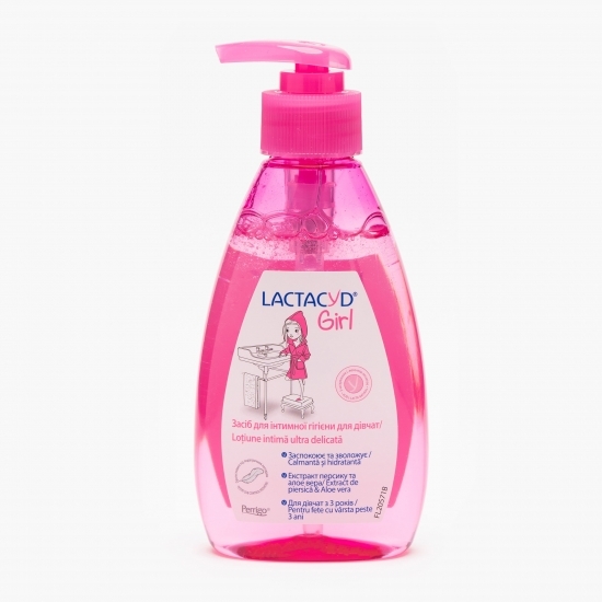 Loțiune intimă ultra delicată pentru fete, +3 ani, 200ml 