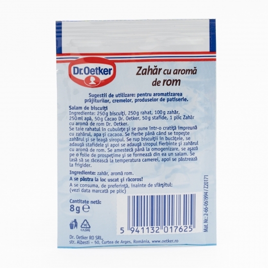 Zahăr cu aromă de rom 8g