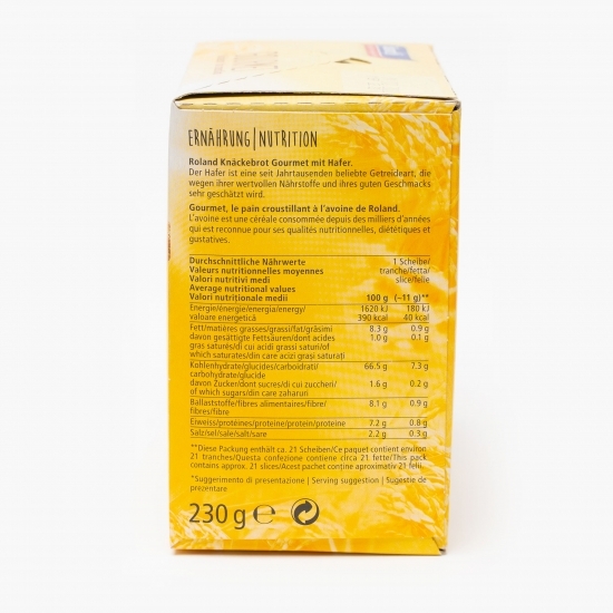 Pâine crocantă Gourmet 230g