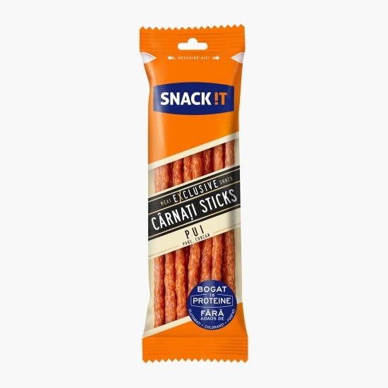 Cârnați sticks de pui, porc și curcan 90g