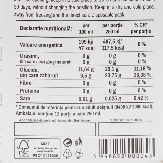 Suc natural de mere și sfeclă roșie 3l