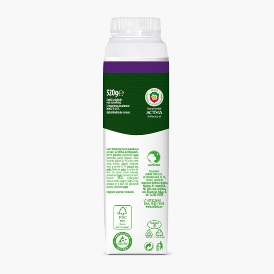 Iaurt de băut cu cereale integrale și fructe de pădure 320g