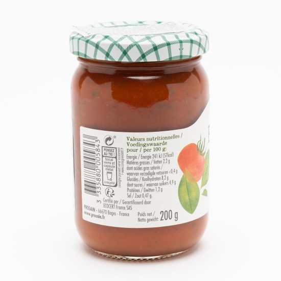 Sos autentic de roșii cu busuioc eco 200g