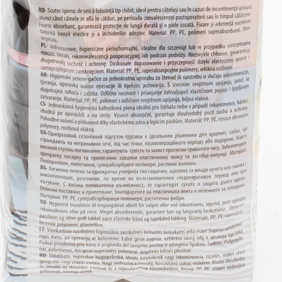 Scutece pentru câini XL 10-18kg, 45-50cm, 10 buc