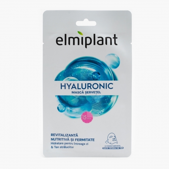 Mască șervețel revitalizantă, Hyaluronic, 20ml