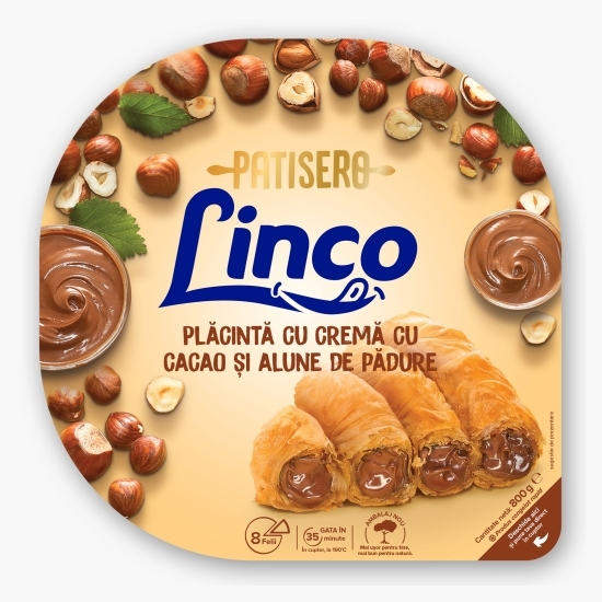 Plăcintă cremă cacao și alune pădure 800g