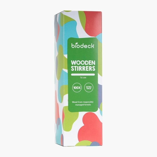 Palete cafea din lemn, ambalaj individual 14cm 100 buc