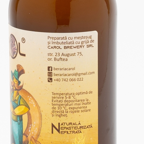 Bere Hefeweizen nefiltrată și nepasteurizată sticlă 0.33l