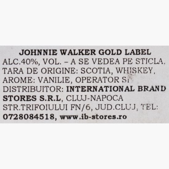 Blended Whiskey Scotch Gold, 40%, Scotland, 1l
