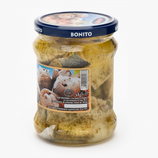 Fileuri hering marinat cu ceapă 400g