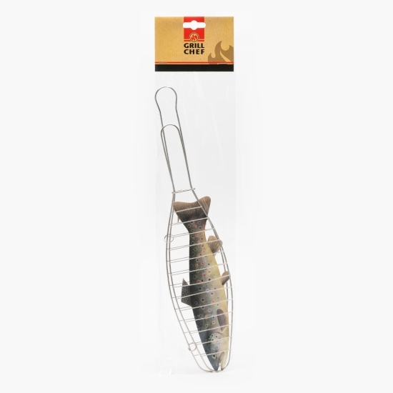 Grill din inox pentru pește 42x9cm