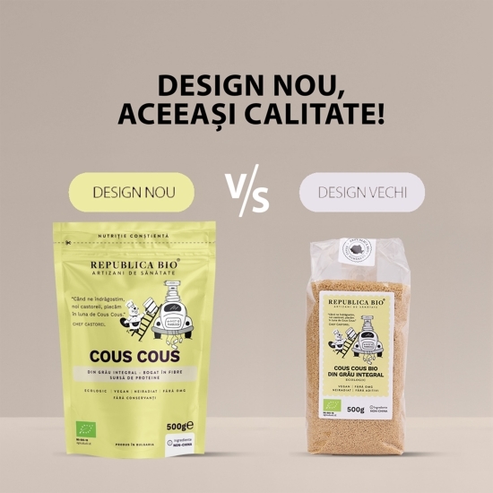 Cous cous eco din grâu integral 500g