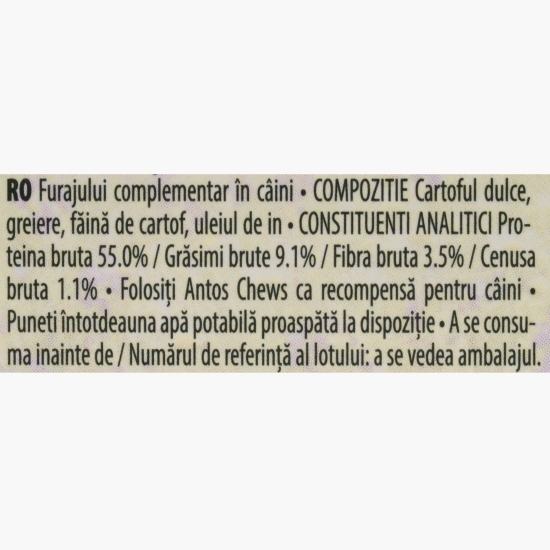 Recompense pentru câini Insecta Nibbles Cricket & Sweet Potato, 100g