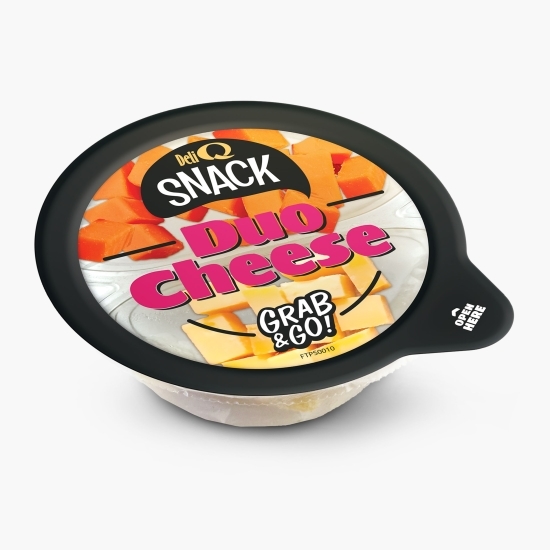 Snack Cheddar alb și brânză cu roșii și chili 60g