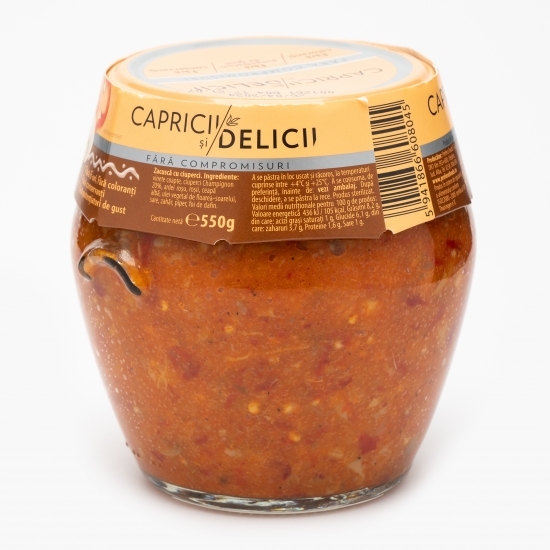Zacuscă cu ciuperci 550g