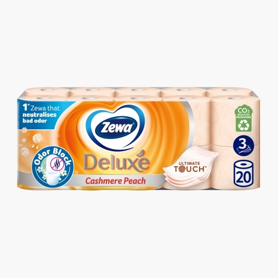 Hârtie igienică Deluxe Cashmere peach 3 straturi 20 role 