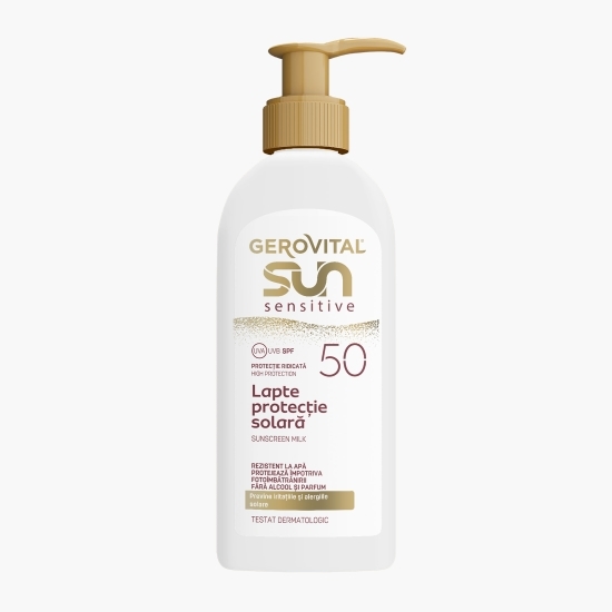 Lapte protecție solară Sensitive SPF50 200ml