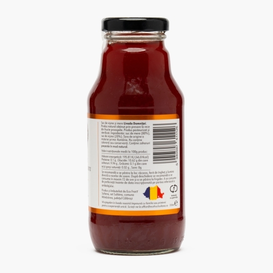 Suc de vișine și mere, fără zahăr adăugat 0.33l