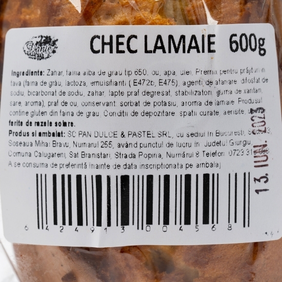 Chec cu aromă de lămâie 600g