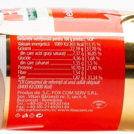 Lebărvurst 250g