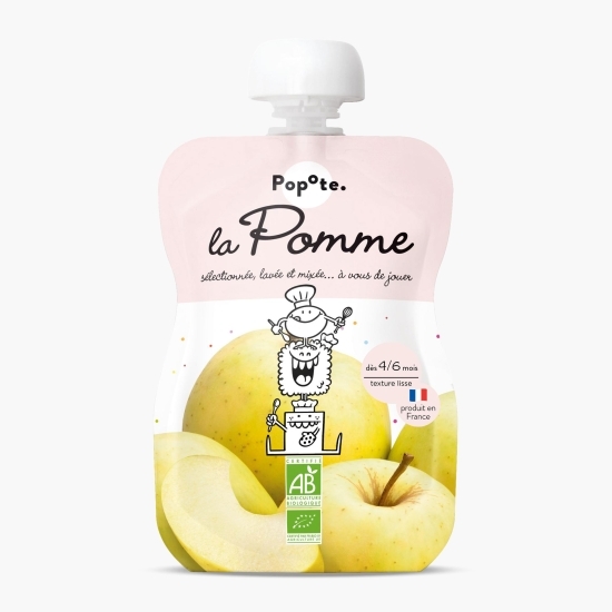 Piure eco cu 100% mere, +4/6 luni, 120g