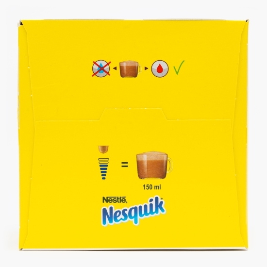 Nesquik 16 băuturi 256g, capsule ciocolată caldă