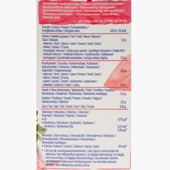 Băutură din soia cu aromă de fructe roșii 1l