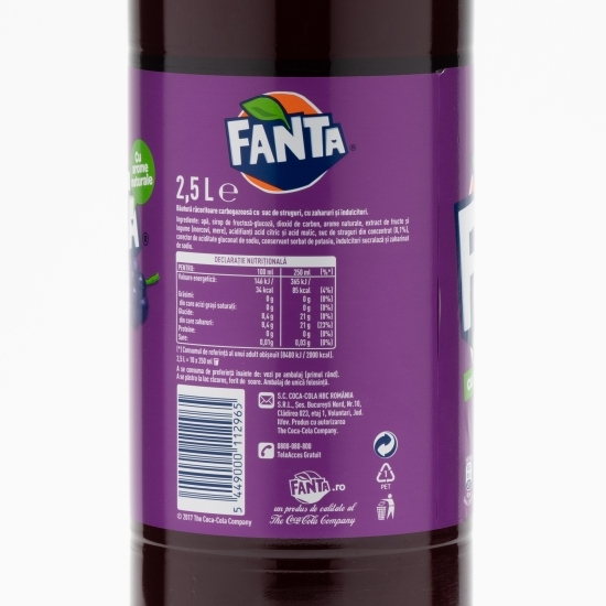 Băutură carbogazoasă struguri 2.5l