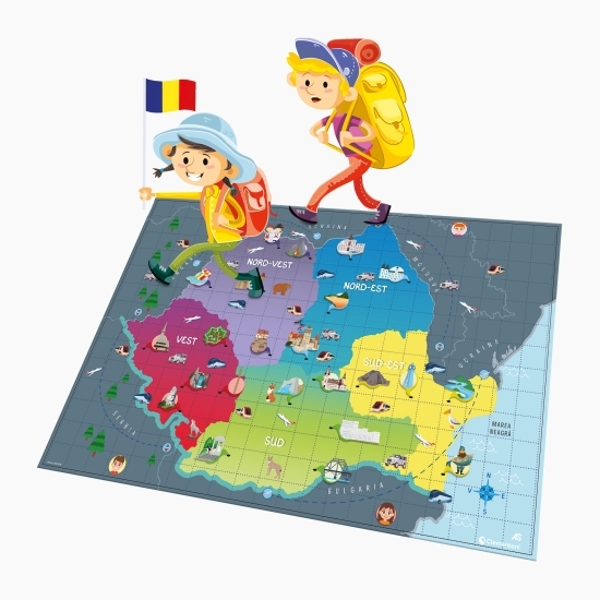 Joc educativ Cunosc România, 6+ ani
