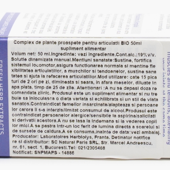 Complex de plante proaspete eco pentru articulații 50ml