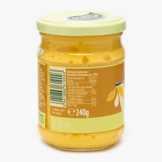Sos de maioneză vegan cu muștar și hrean 240g