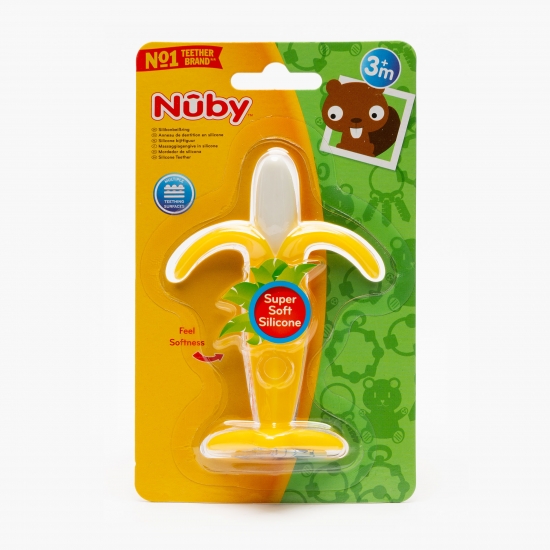 Banană silicon pentru dentiție, 3+ luni