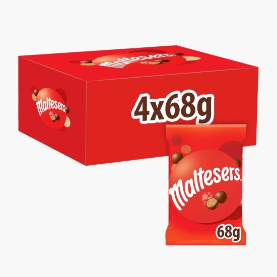 Bomboane de ciocolată cu miez ușor și crocant 4x68g