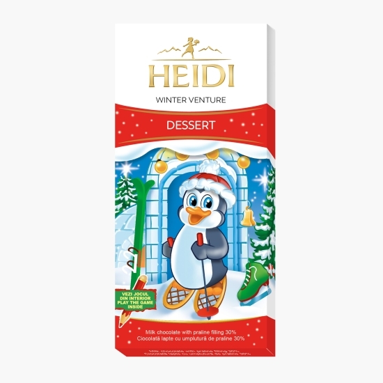 Ciocolată lapte cu umplutură de praline Dessert Floppy 90g