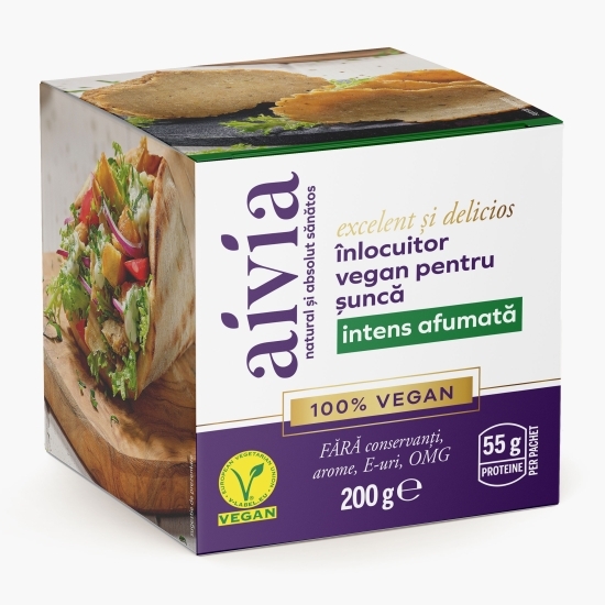 Șuncă vegană intens afumată 200g 