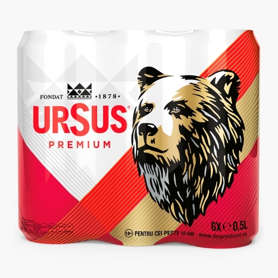 Bere blondă doză 6x0.5l