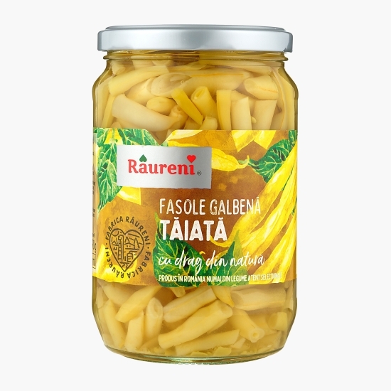Fasole galbenă tăiată 690g