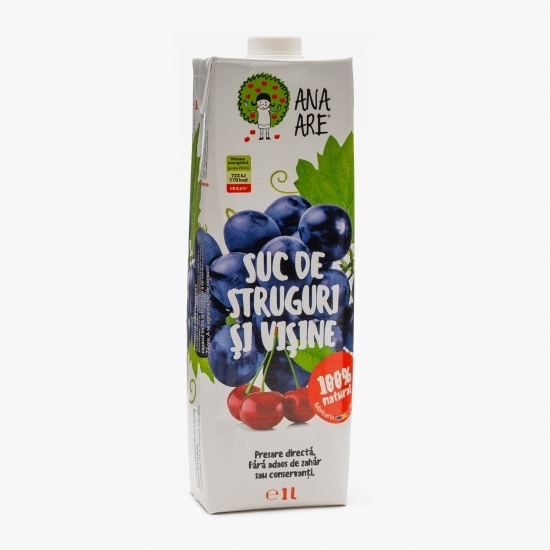 Suc de struguri și vișine 1l