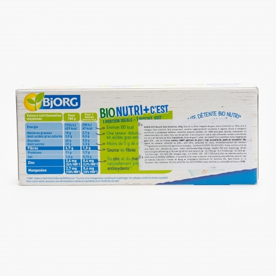 Biscuiți ecologici cu soia și smochine 240g