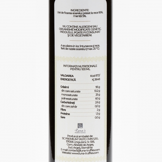 Ulei de floarea-soarelui aromatizat cu mentă 0.25l